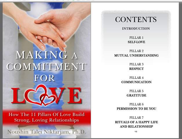 Making A Commitment For Love: How The 11 Pillars Of Love Build Strong, Loving Relationships by Noushin Talei Nikfarjam, Ph.D.